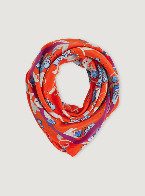 Foulard fleuri