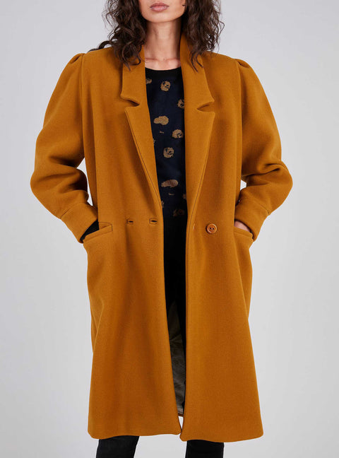 Long Virgin Wool Coat