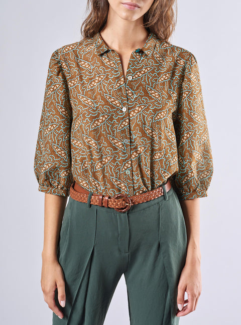 Short Cotton/Silk Shirt