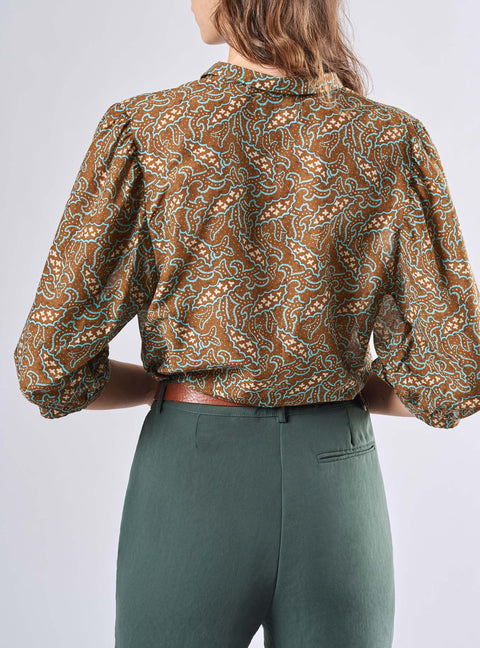 Short Cotton/Silk Shirt